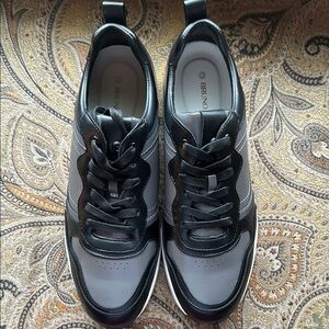 Brand new Bruno Marc Black and Gray Men's Shoes